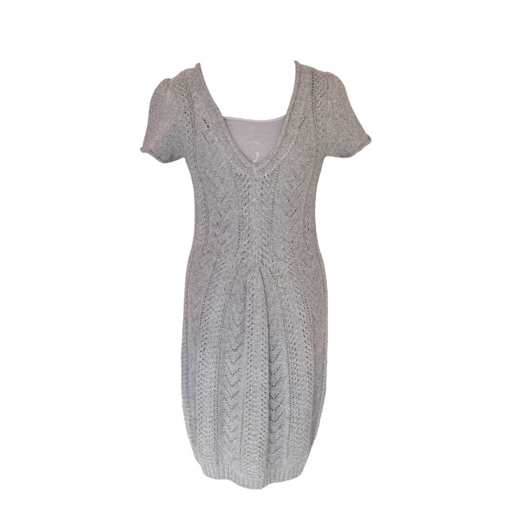 NWOT Elegant Anthropologie Sleeping on the Snow Sweater Dress - Picture 4 of 14